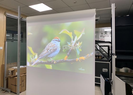 chất lượng 1,52 x 30 mét Foil Hologatic trong suốt để chiếu phía sau trên Glass Nhà máy