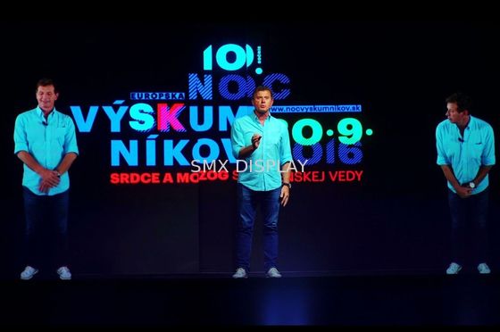 chất lượng Màn hình chiếu ba chiều 95um 160 ° trong suốt 5x30m Nhà máy