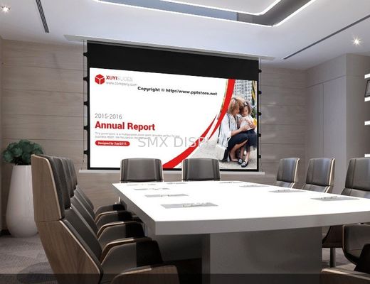 Chất lượng Trong màn hình chiếu căng tab 100 "bằng nhôm trần Nhà máy