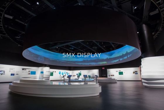 Chất lượng Màn hình chiếu mô phỏng chuyến bay 180 độ RoHS Matte Nhà máy