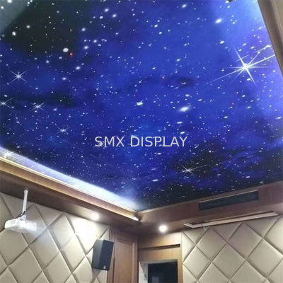 Chất lượng KTV Bar LED Hạt sợi quang Tấm trần sao 12VDC Lắp đặt dự án Nhà máy