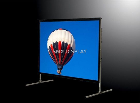 chất lượng Màn hình lớn ngoài trời dễ dàng, màn hình chiếu nhanh gấp 200 inch Nhà máy
