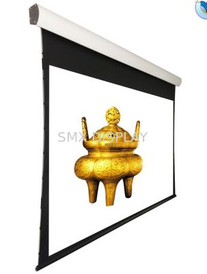 Chất lượng 150 '' Tensioned Trần trần màn hình Motorized với điều khiển từ xa Nhà máy