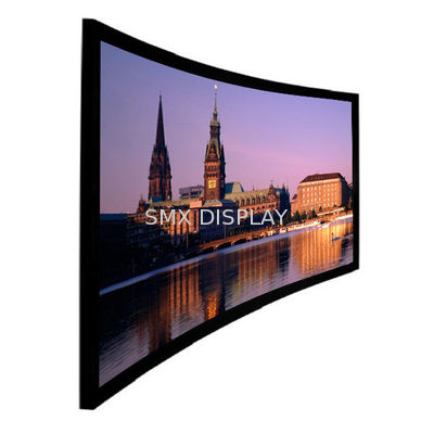 Chất lượng Màn hình chiếu Ultra HD 4k, màn hình cong 16/9 Cài đặt tường cho rạp chiếu phim Nhà máy