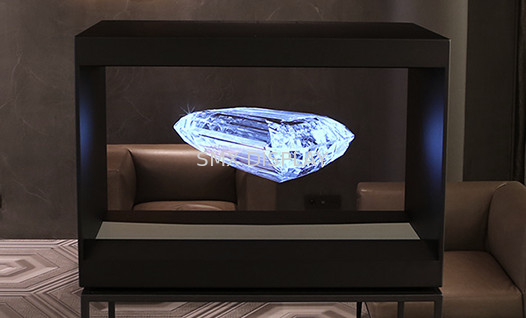 40 "màn hình hiển thị quảng cáo ba chiều của HoloCube một mặt với màn hình hiển thị âm thanh nổi