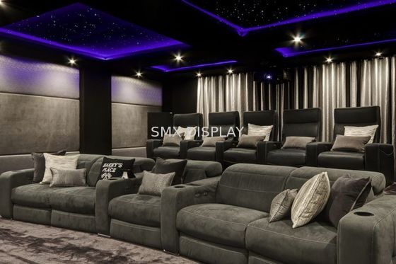 Chất lượng Tấm Polyester Fiberboard Fiber Optic Star Panels 9mm Điều khiển từ xa trên trần rạp chiếu phim Nhà máy