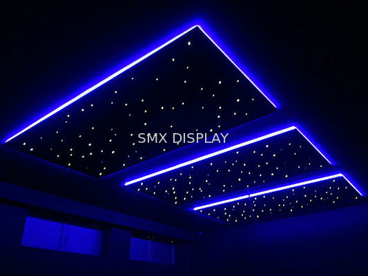Chất lượng Màu sắc RGB Tấm trần bằng sợi quang ngôi sao 9mm Tấm sợi quang Twinkle Polyester Nhà máy