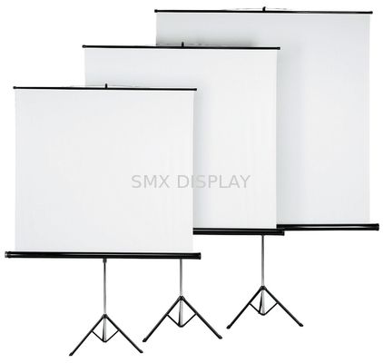 chất lượng Màn chiếu chân máy 70 "X70" Di động Vải màn trắng mờ có chân đế Nhà máy