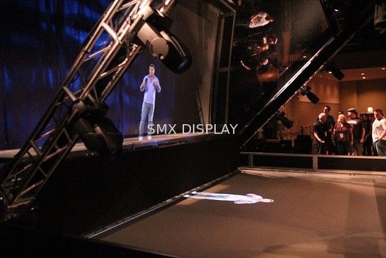 chất lượng Digital Interactive Holographic Projection System For Large Stage , Holo Film Nhà máy
