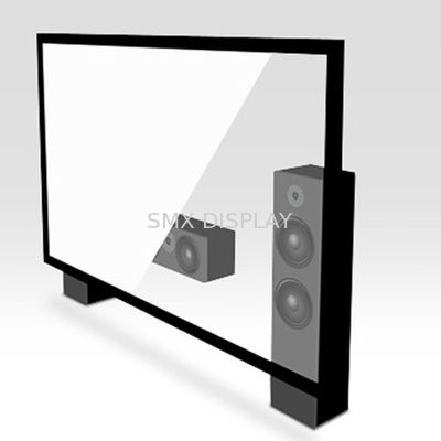 chất lượng Transparent Stage Fixed Frame Screen 2350mm x 1320mm With Bracket , Wall Mounted Nhà máy