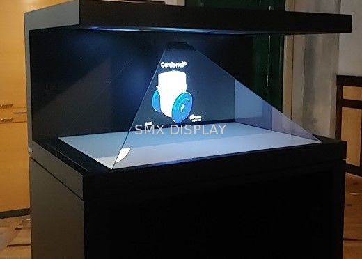 chất lượng 3D Holographic Pyramid Projection Display 270 độ quảng cáo Nhà máy