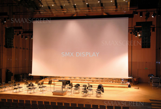 Màn hình máy chiếu có động cơ 400 inch quy mô lớn Điều khiển từ xa cho sự kiện